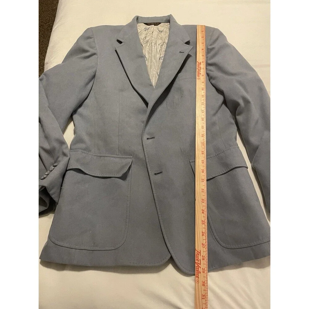 Men's Cricketeer for West’s Store Light Blue Suit Jacket 42 NO SIZE TAG